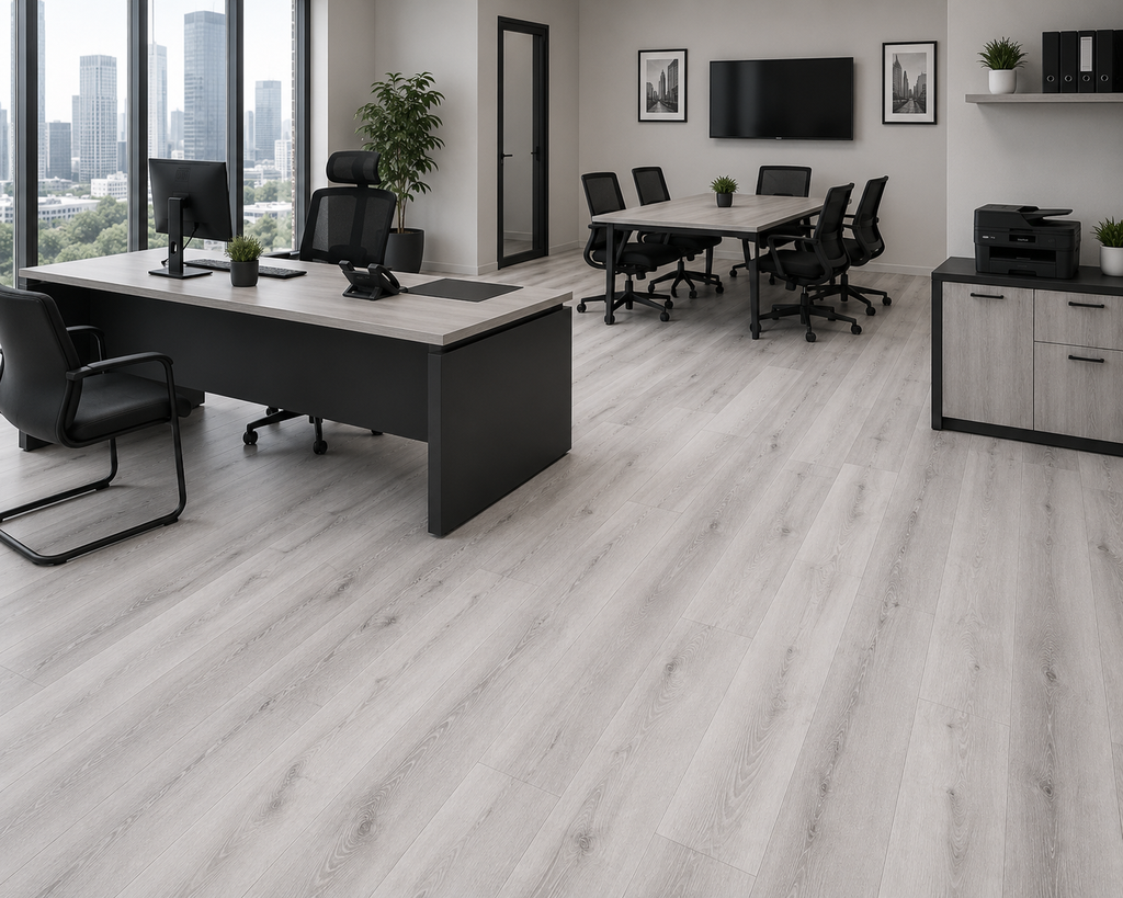 Plancher SPC - Chêne gris pâle
