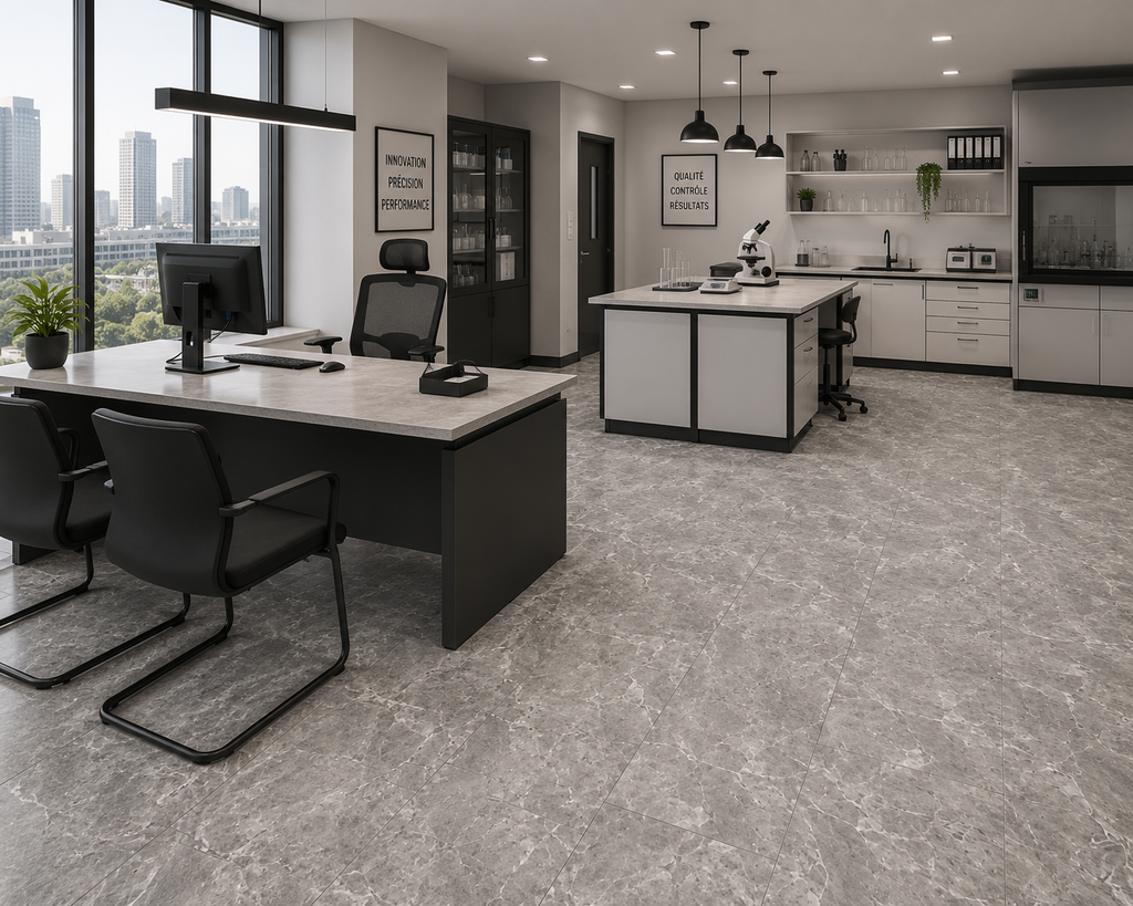 SPC Flooring - Grey Marble