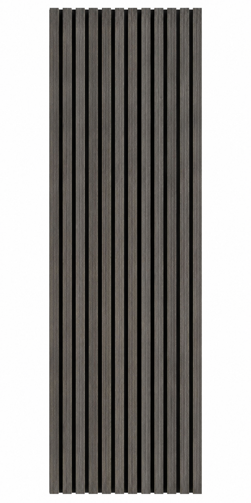 Panneau mural acoustique 2' x 8' - Gris Foncé