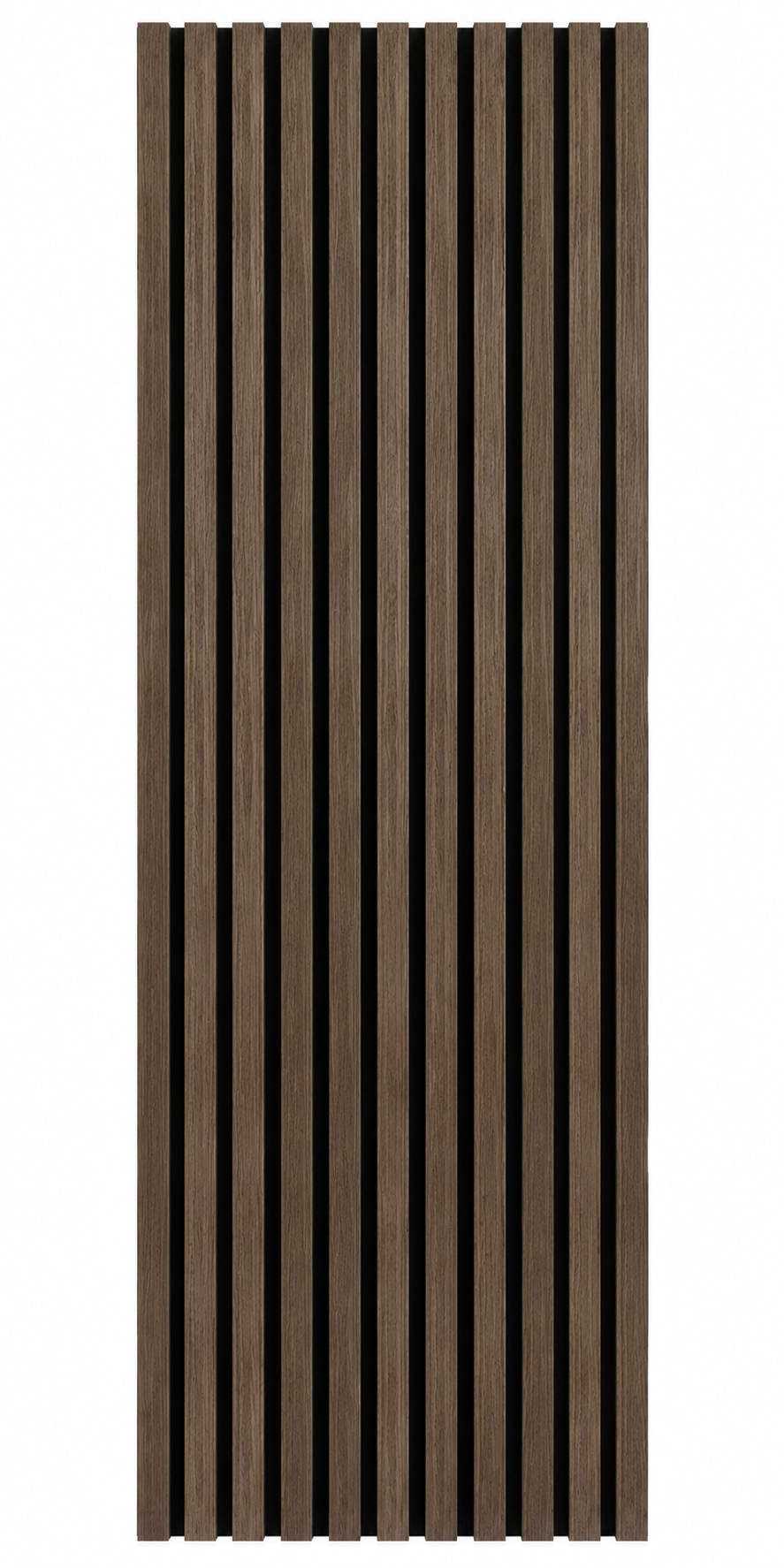 2' x 8' Acoustic Wall Panel - Dark Walnut