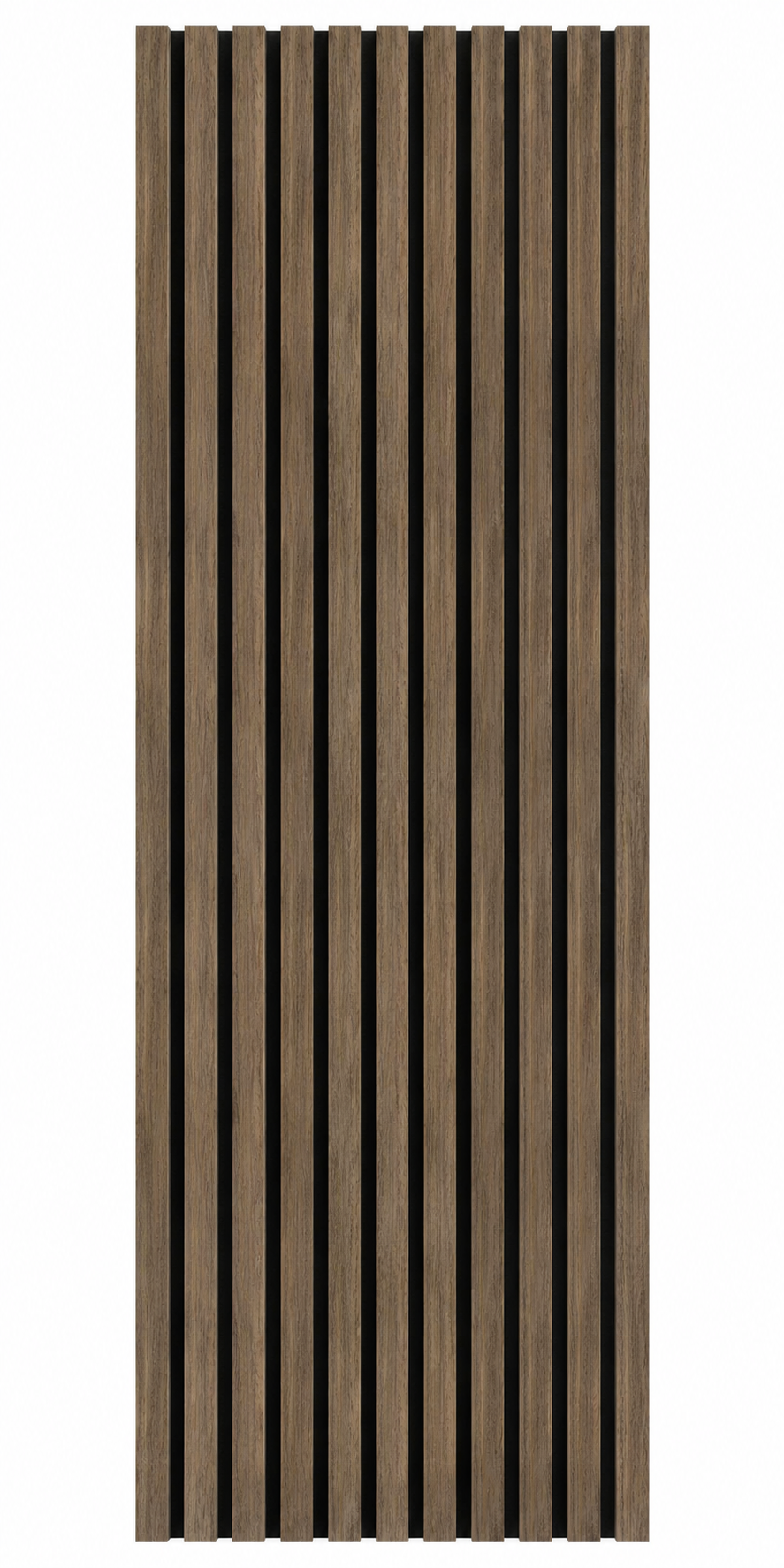 2' x 8' Acoustic Wall Panel - Smoke Oak