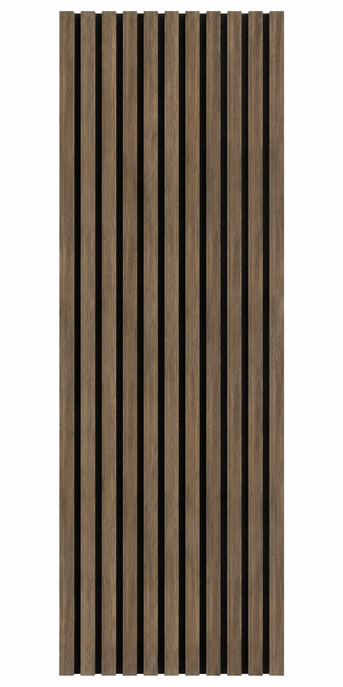 Panneau mural acoustique 2' x 8' - Chêne Fumé