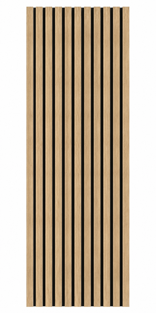 Panneau mural acoustique 2' x 8' - Chêne Naturel