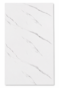 Panneau Mural PVC UV Effet Marbre 4' x 8' - Blanc/gris