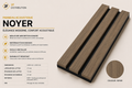 Acoustic Wall Panels 2' x 8' - Walnut