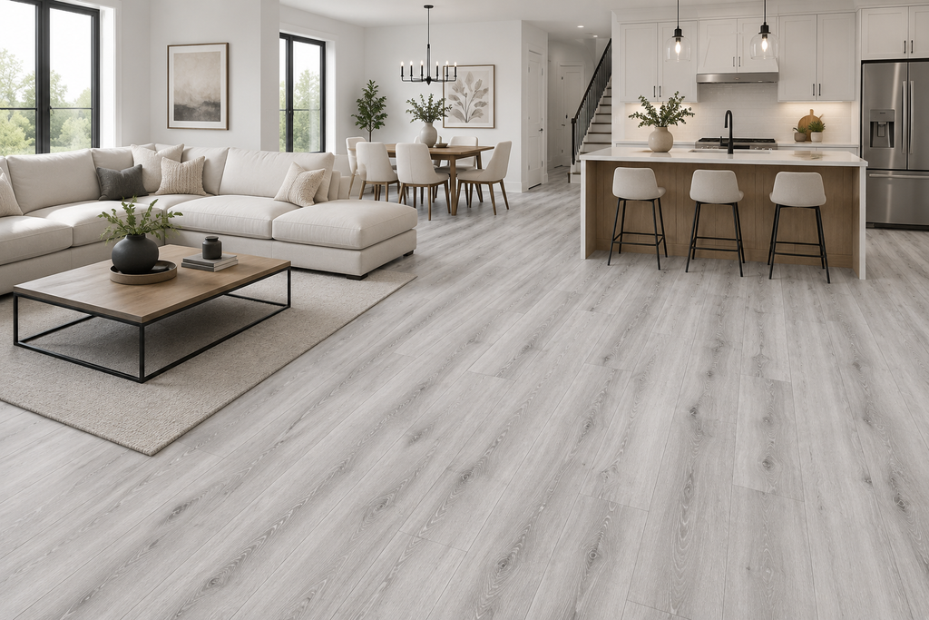 Plancher SPC - Chêne gris pâle