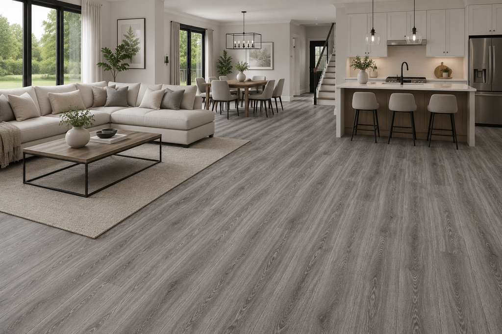 Plancher SPC - Chêne gris foncé