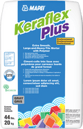 Mapei - Keraflex Plus Ciment-colle très lisse pour carreaux lourds de grand format, Gris - 44 lb