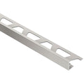 Schluter - SCHIENE-BASIC Profilé aluminium anodisé nickel satiné 3/8" (10 mm) x 8' 2-1/2"