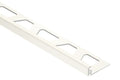 Schluter - JOLLY Profilé de bordure de mur aluminium blanc 3/8" (10 mm) x 8' 2-1/2"
