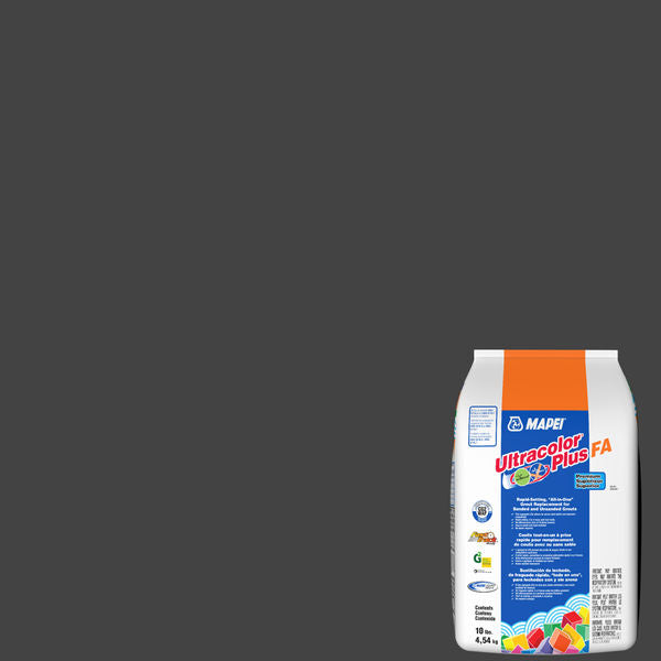 Mapei - Ultracolor Plus FA Coulis tout-en-un à prise rapide Noir 10 lb